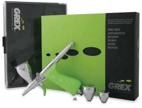Grex Dual Action Pistol Style Side-Gravity Airbrush Nozzle - Image 2