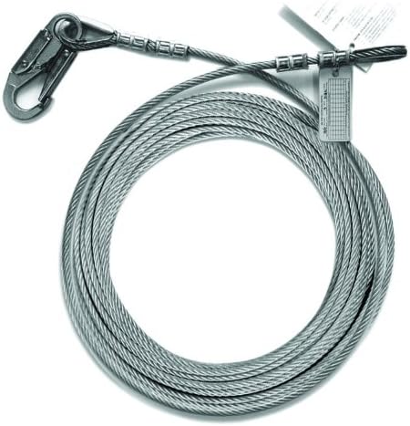 Guardian 10421 4-Foot Galvanized Cable Choker Anchor with 3-Inch O-Ring and Snaphooks - Image 2