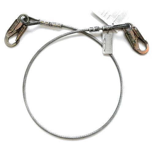 Guardian 10430 3-Foot Galvanized Cable Choker Anchor with Snaphook Ends