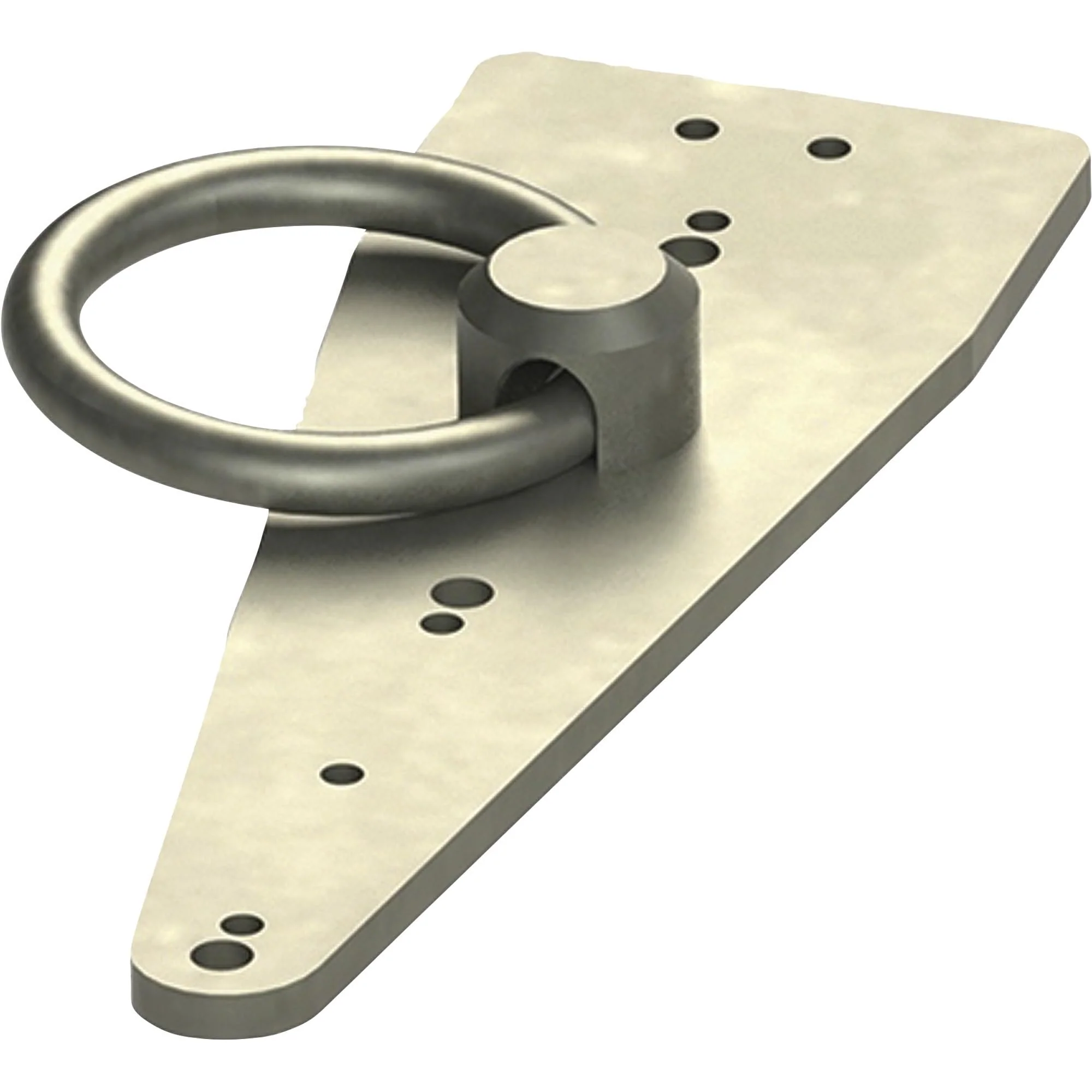 Guardian Fall Protection 00484 Bull Ring Anchor - 2.25 lbs. Zinc Plated Steel, Fall Protection Anchor