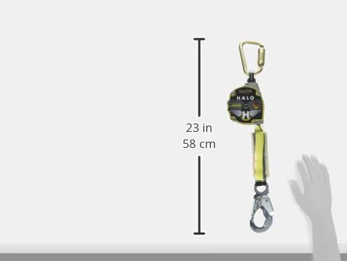 Guardian 10900 Halo Web SRL – 11 ft. Nylon Webbing with Carbineer, Swivel Top, Steel Snap Hook & 10785 Premium 3-Foot Cross-Arm Straps with Large and Small D-Rings Webbing + 3-foot Straps With D-rings - Image 5