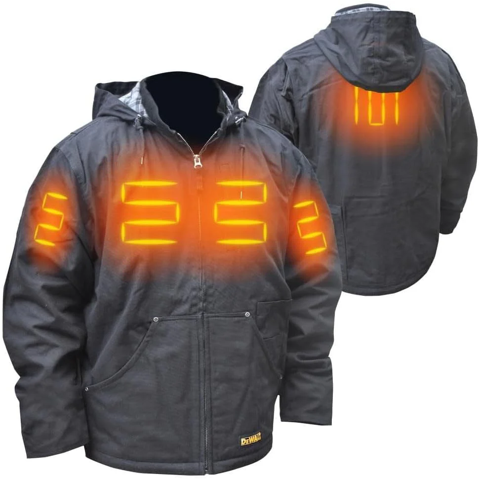 DEWALT (DCHJ076ABB-M) Heated Lightweight Soft Shell Jacket Kit, Medium - Image 7