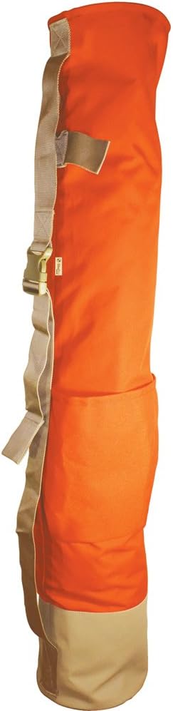 Heavy Duty 48 Inch wood Lath Stake Bag w/Pockets Orange Reinforced Bottom (21-248) - Image 2