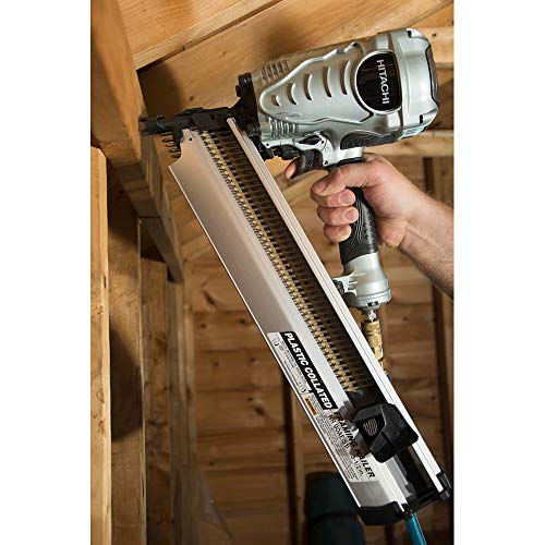 Hitachi NR90AES1 Framing Nailer, 2-Inch to 3-1/2-Inch Plastic Collated Full Head Nails, 21 Degree Pneumatic, Selective Actuation Switch, 5-Year Warranty (Discontinued by the Manufacturer) - Image 4