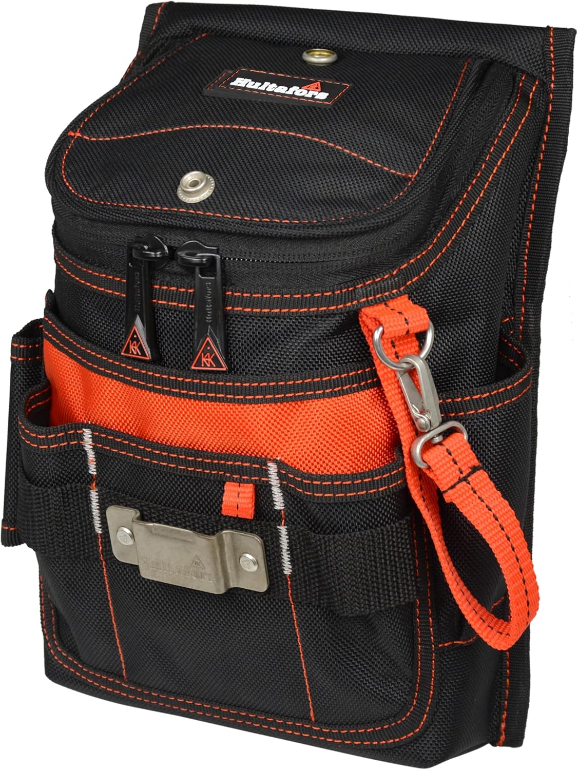 Hultafors Work Gear HT5124 Medium Ziptop Utility Pouch, Heavy Duty Ballistic Polyester, Double-Pull Zipper, Large Front Panel Pocket - Image 2
