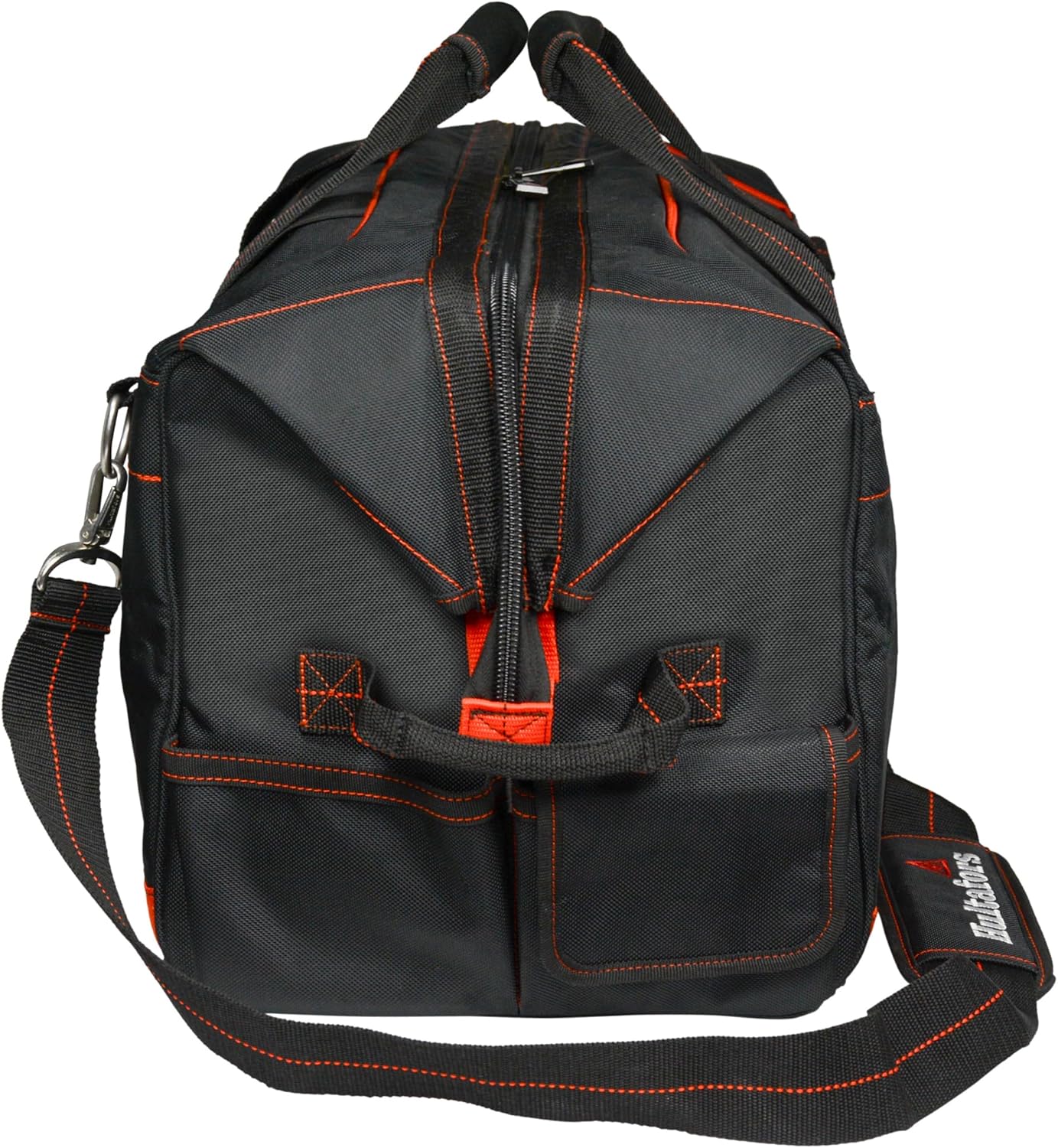 Hultafors Work Gear HT5511 Pro Contractor's Gear Bag, 9 Pockets, Heavy Duty Ballistic Polyester Tool Bag, XL Interior Compartment, Comfortable Shoulder Strap - Image 8