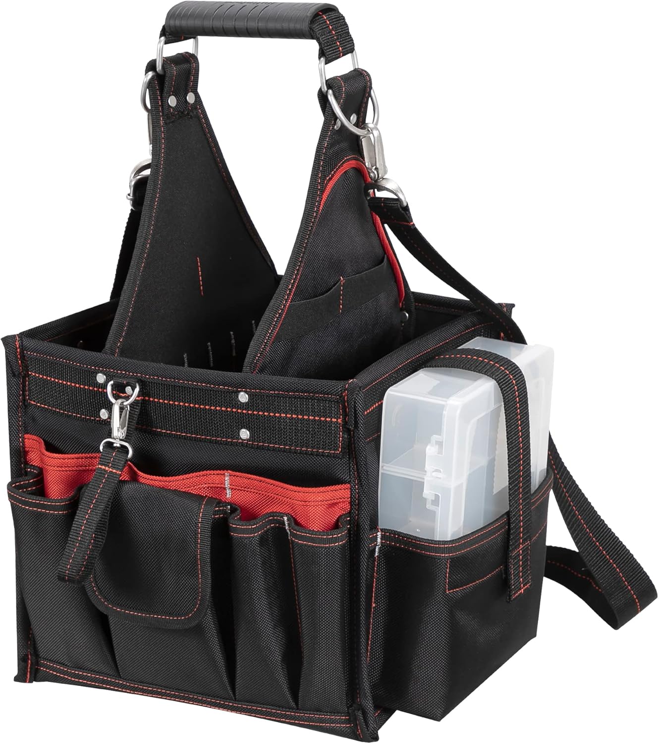 Hultafors Work Gear HT5582 Electrical/Maintenance Tool Carrier, 23 Pockets, Heavy Duty Ballistic Polyester Tool Bag - Image 2