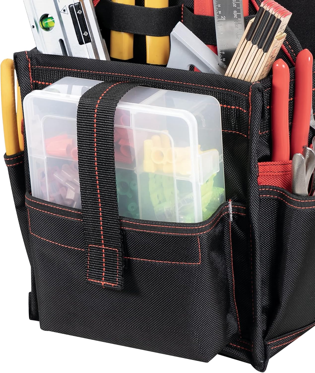 Hultafors Work Gear HT5582 Electrical/Maintenance Tool Carrier, 23 Pockets, Heavy Duty Ballistic Polyester Tool Bag - Image 5