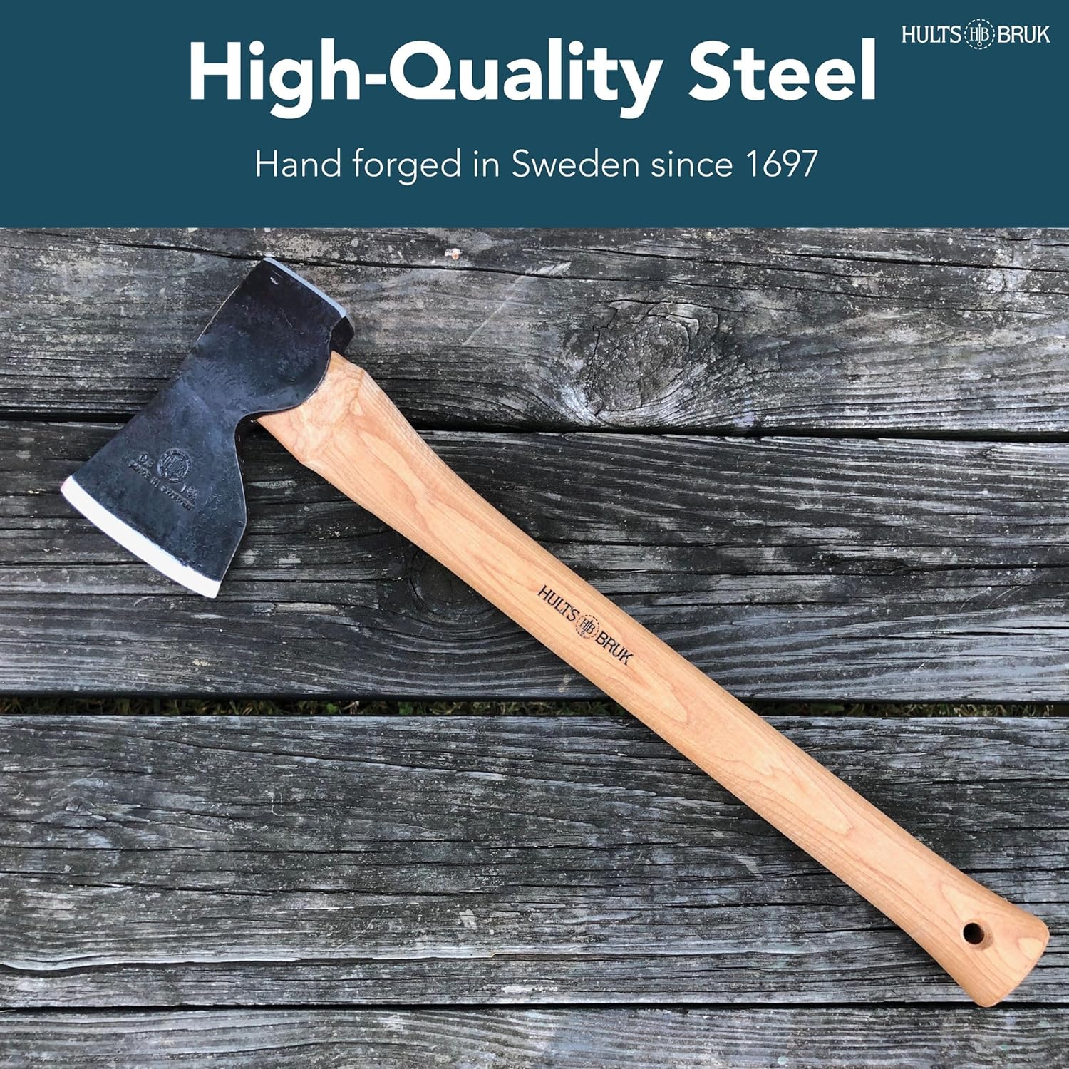 Hults Bruk 840732 Tibro Carpenter Axe, 1.75 lb Head, 20" Handle - Image 6
