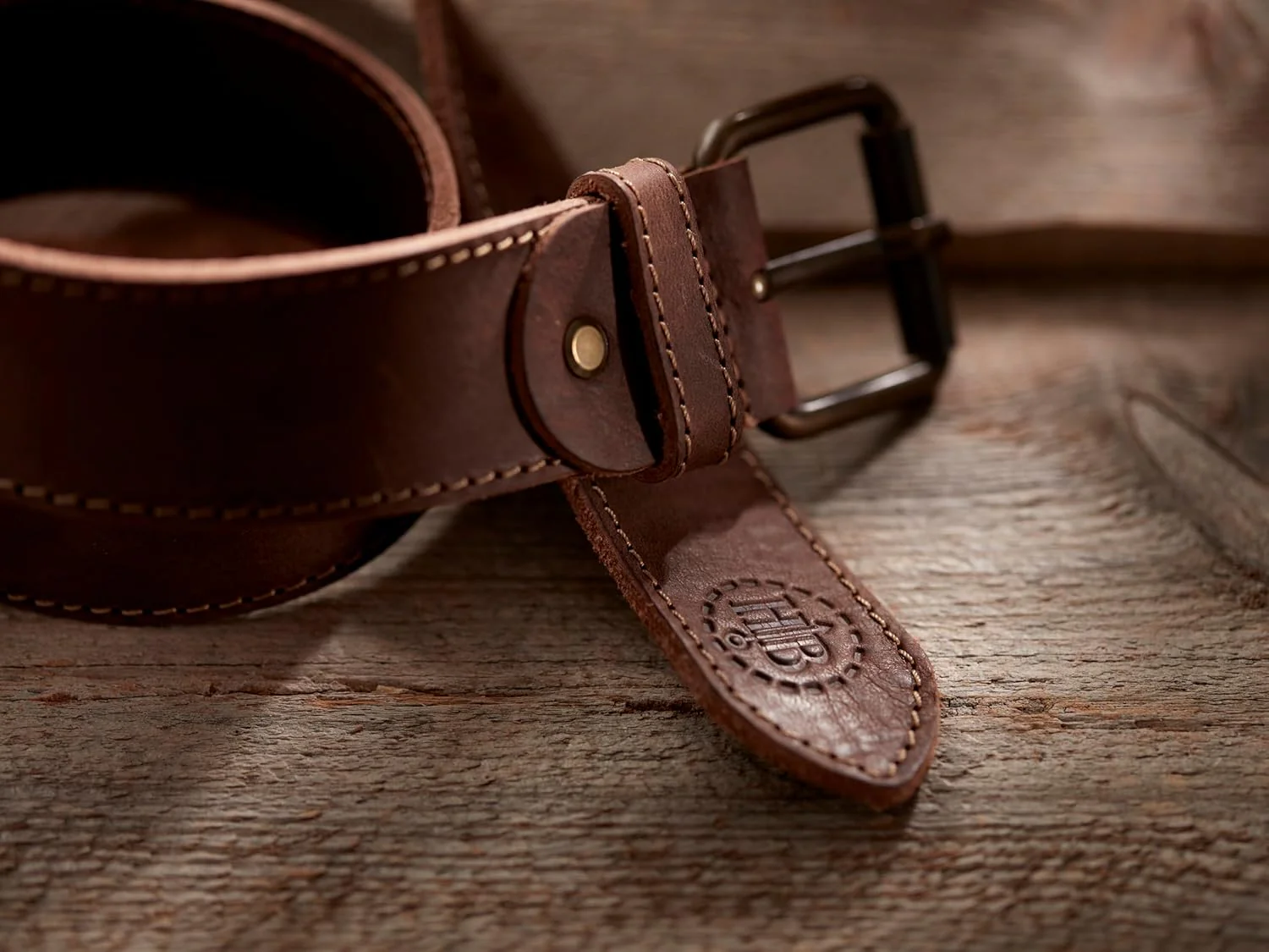 Hults Bruk 840797 Leather Belt 37" - 1.5" Wide - Image 2