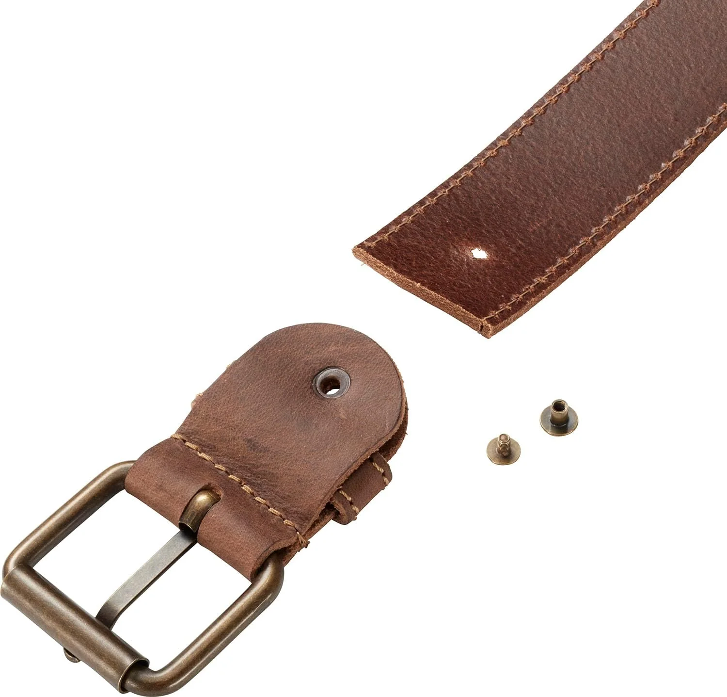Hults Bruk 840797 Leather Belt 37" - 1.5" Wide - Image 4