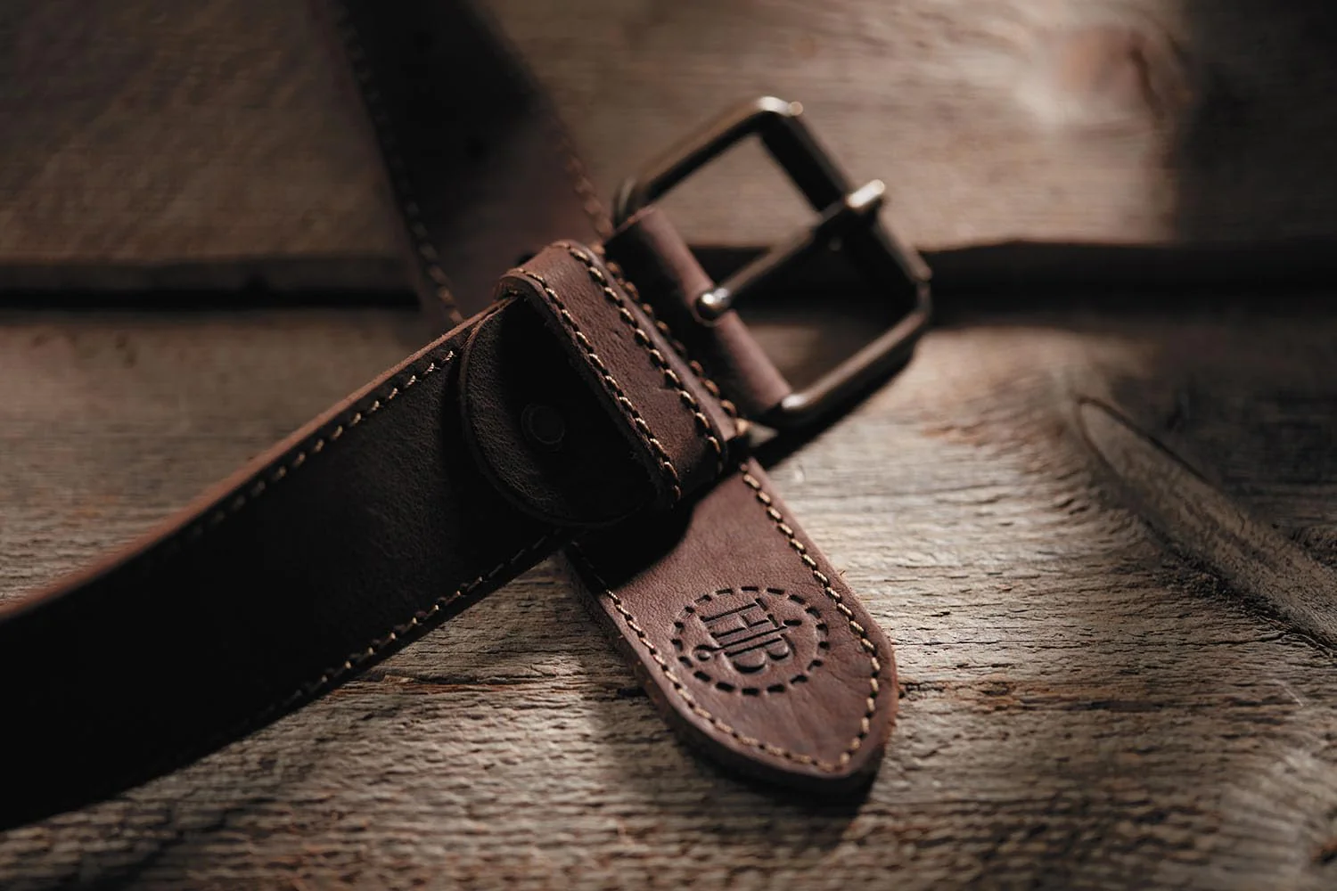 Hults Bruk 840797 Leather Belt 37" - 1.5" Wide - Image 7