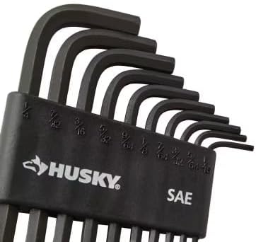 Husky HSAHKM10PCN-06 SAE Short Arm Hex Key Set (10-Piece) - Image 2