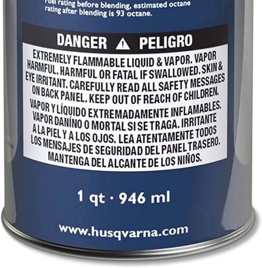 Husqvarna 584309701 XP Pre-Mixed 2-Stroke Fuel and Engine Oil Quart (6 Pack) - Image 6