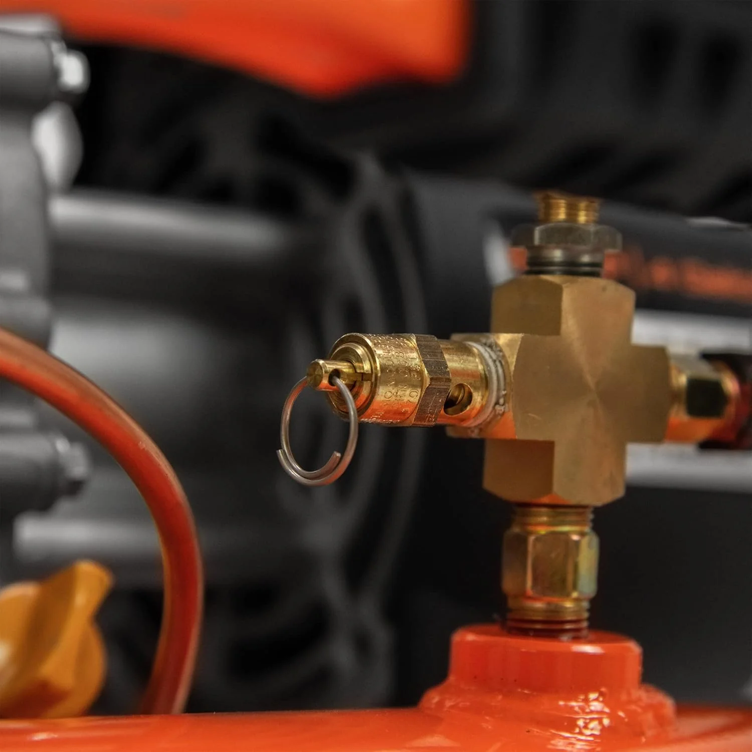 Contractor 4 Gallon Gas Air Compressor, 196cc Kohler SH270 Engine, Direct Drive Pump, 55 dB Quiet Operation, Portable Gas Air Compressor, Durable and Efficient Design - Image 7