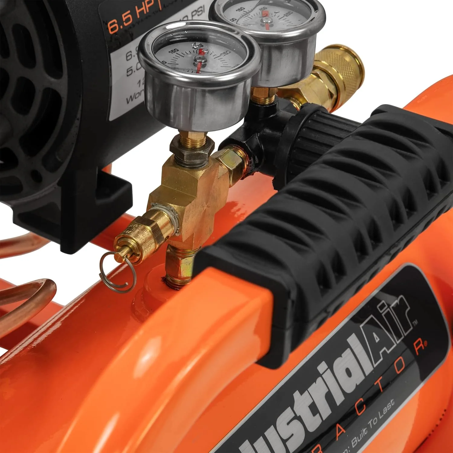 Contractor 4 Gallon Gas Air Compressor, 196cc Kohler SH270 Engine, Direct Drive Pump, 55 dB Quiet Operation, Portable Gas Air Compressor, Durable and Efficient Design - Image 8