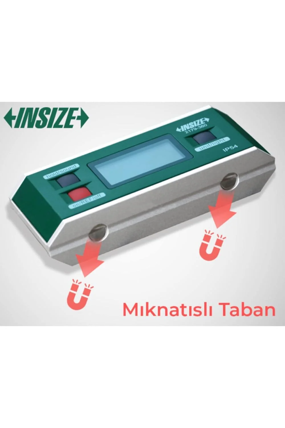 INSIZE 2179-360 Electronic Level and Protractor, 0 Degree - 360 Degree - Image 3