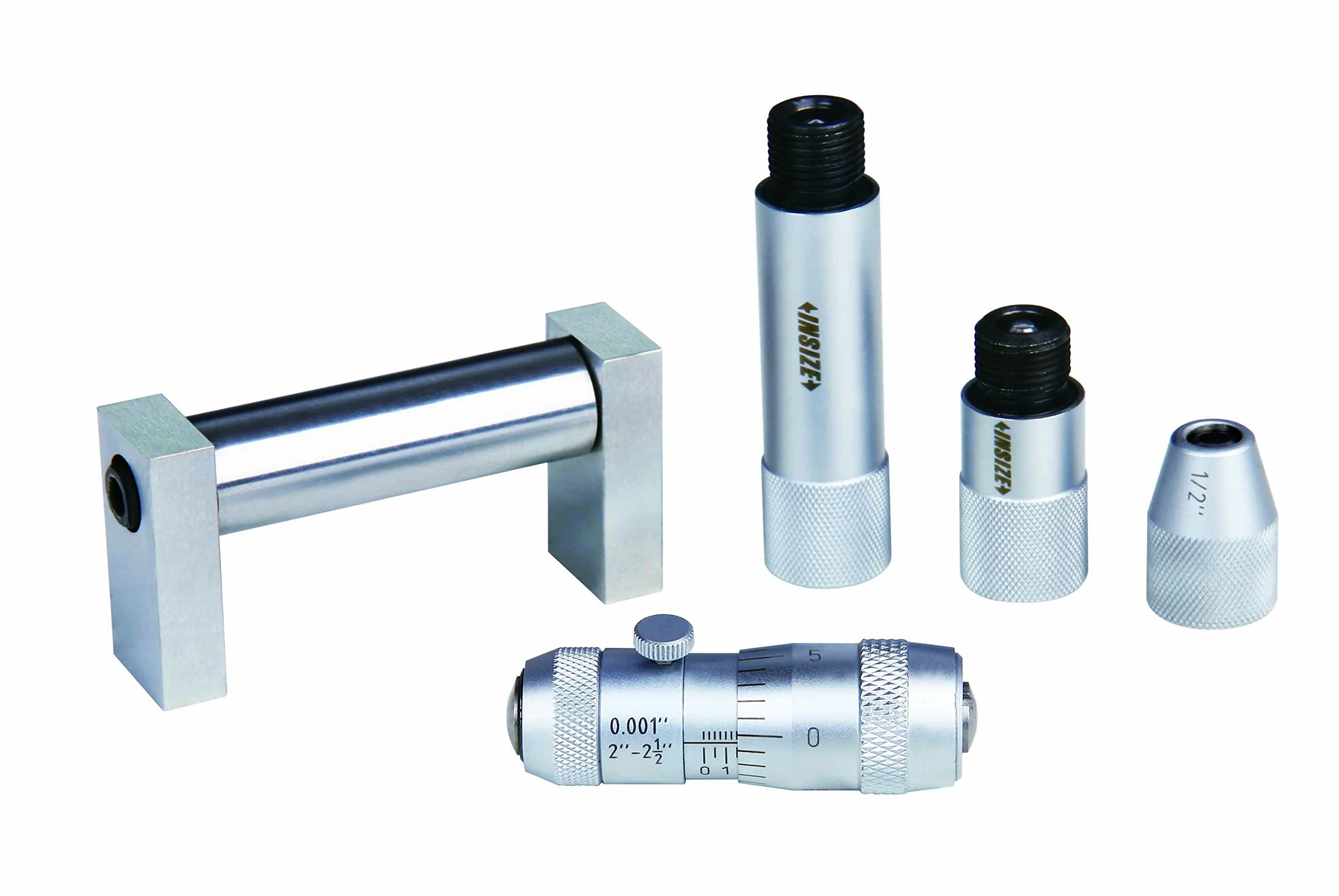 INSIZE 3222-12 Tubular Inside Micrometer, 0.001" Graduation, 2" - 12"