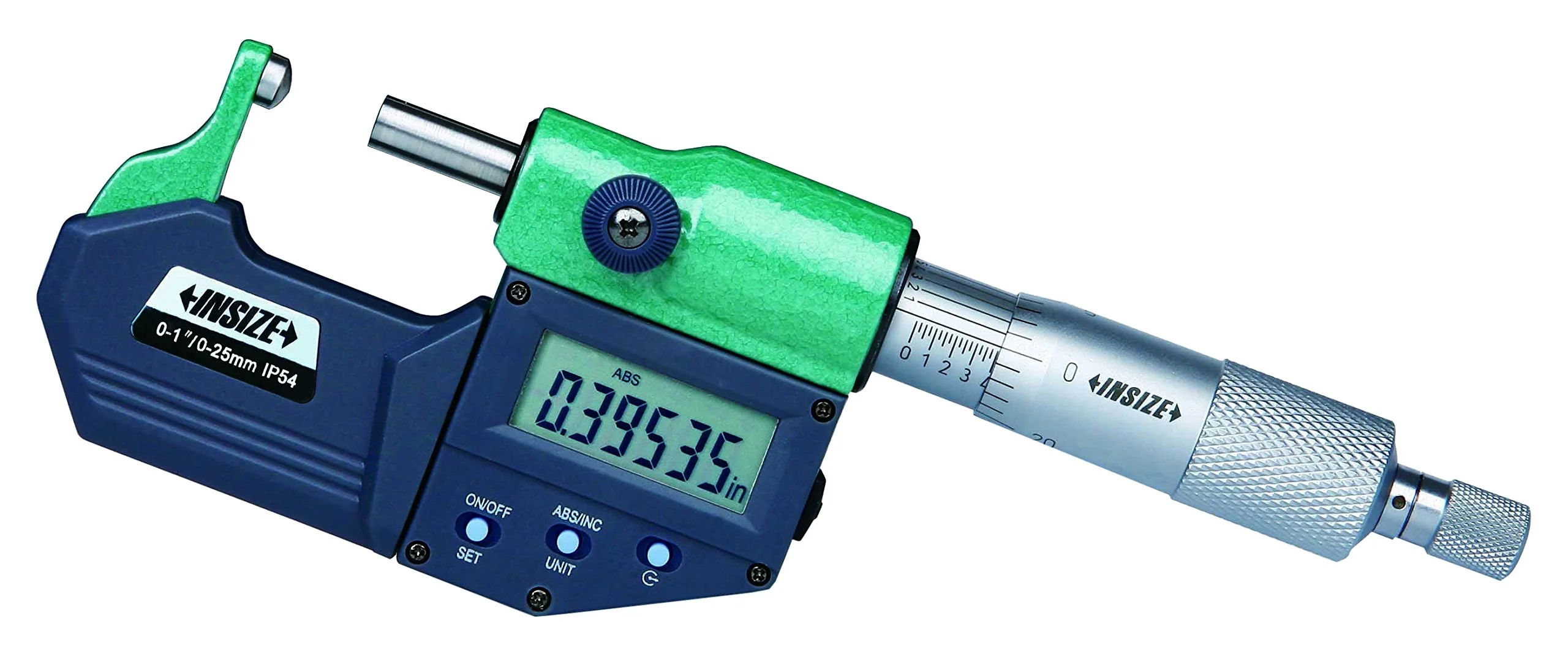 INSIZE 3560-25SE Electronic Spherical Anvil Tube Micrometer, Type B, 0"-1"/0 mm-25 mm