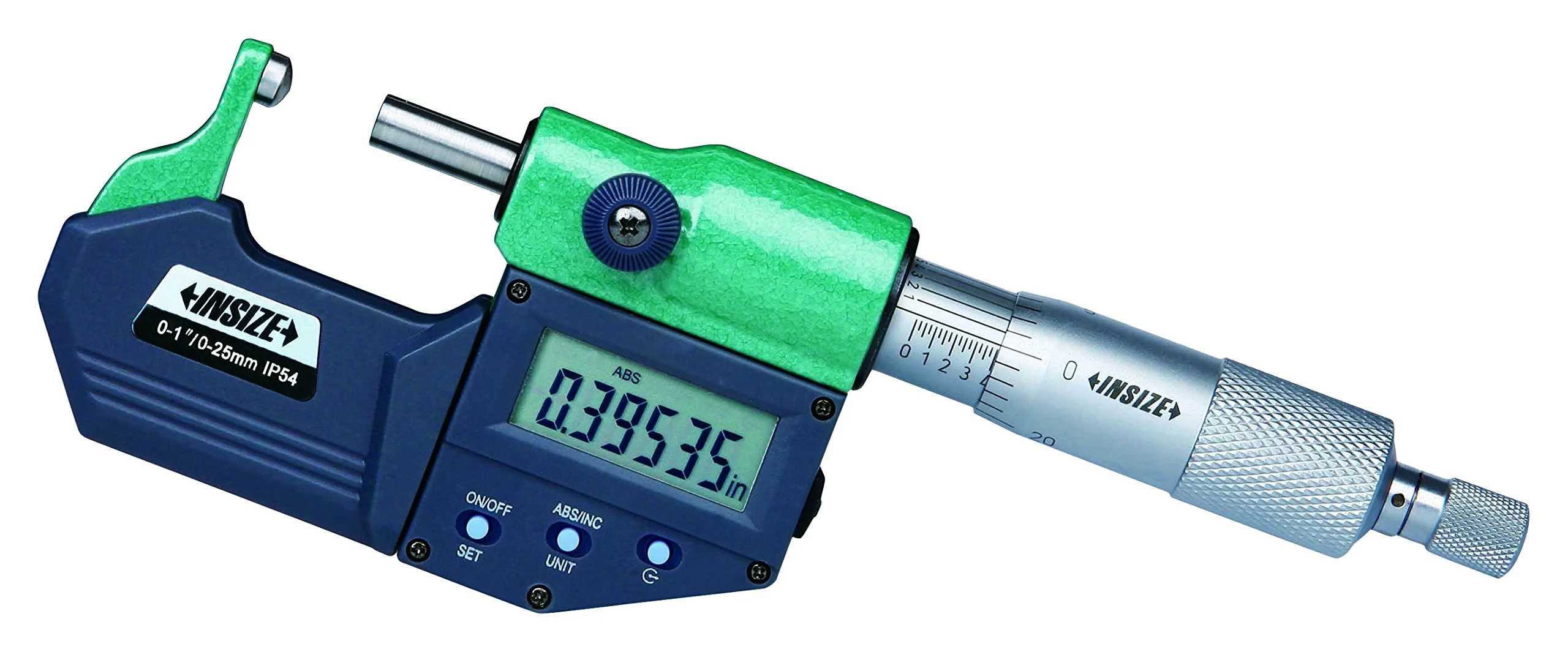 INSIZE 3561-25DE Electronic Cylindrical Anvil Tube Micrometer, Type D, 0" - 1"/0 mm - 25 mm