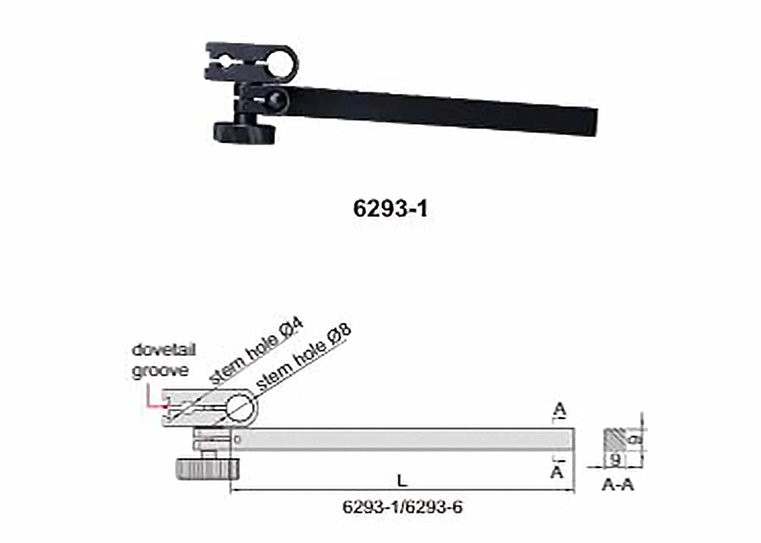 INSIZE 6293-1 Dial Test Indicator Holder - Image 2