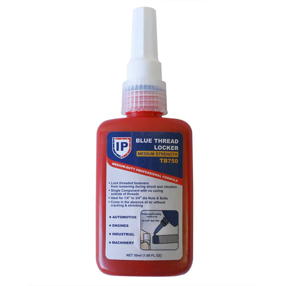 Interstate Pneumatics TB750 Strength Medium Duty Professional Formula Thread Locker, 50ml