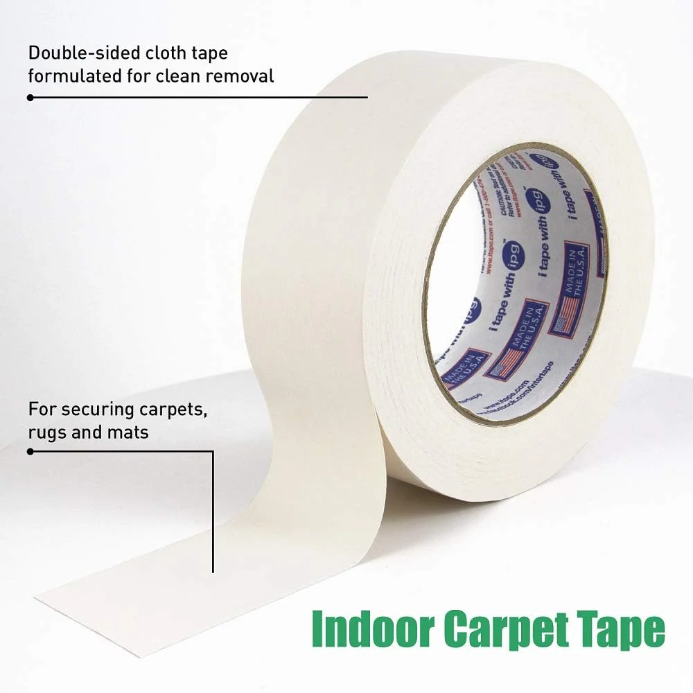 IPG Double-Sided Indoor Carpet Tape, 1.88" x 10 yd (Single Roll) - Image 3