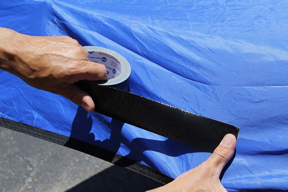 IPG (6720BLK) JobSite DUCTape, Colored Duct Tape, 1.88" x 20 yd, Black (Single Roll) - Image 5