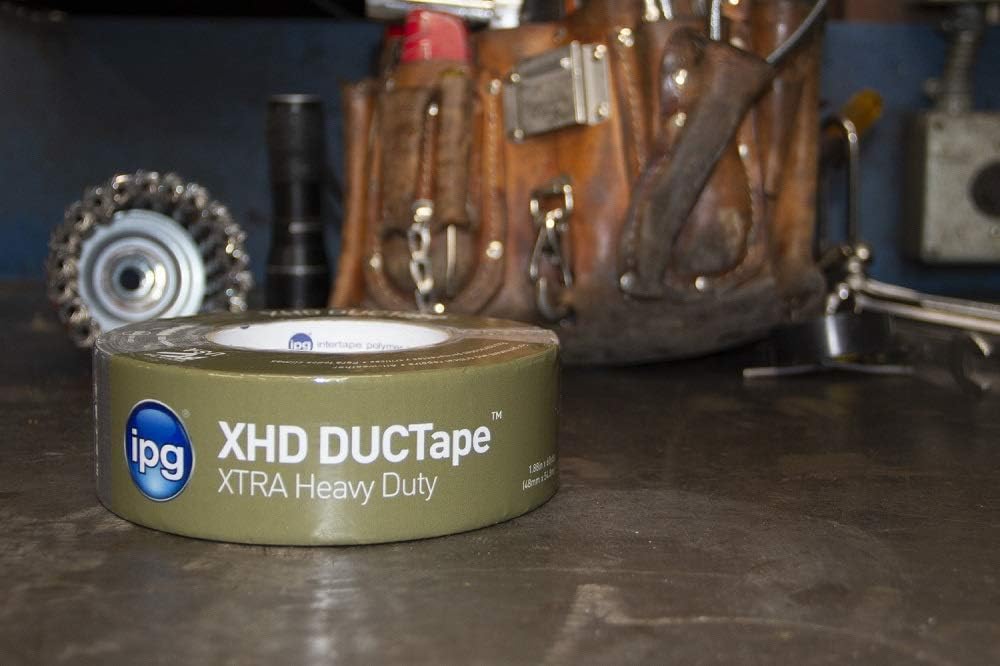IPG XHD DUCTape, Extra Heavy Duty Duct Tape, 2.83" x 60 yd, Silver (Single Roll) - Image 7