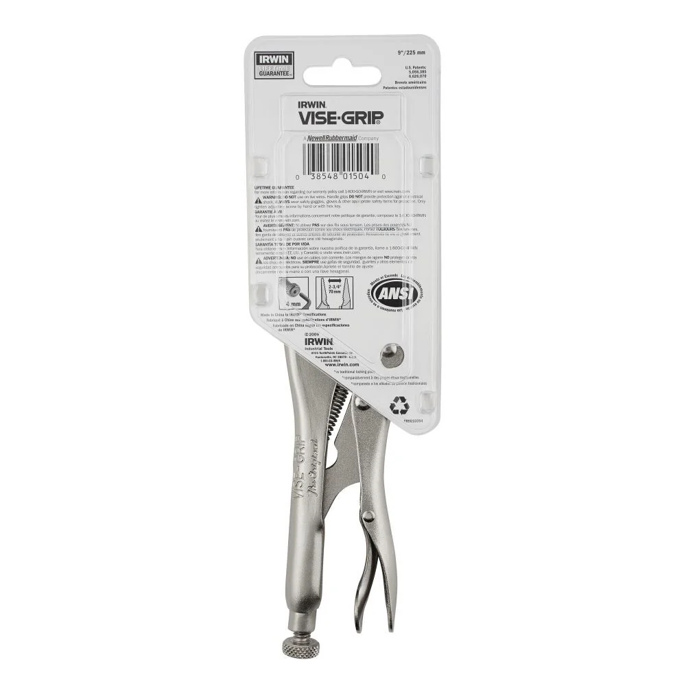 IRWIN 1502L3 Vise Grip, 9" Long Nose Locking Pliers - Image 6