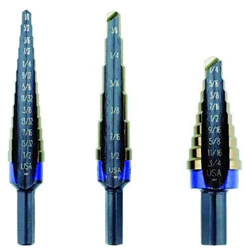 IRWIN 10225 Unibit General Purpose Step Drill Bit Set