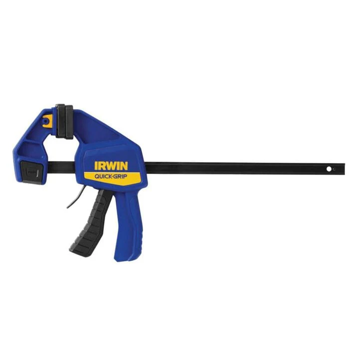IRWIN 1964718 QUICK-GRIP Bar Clamp, One-Handed, Medium-Duty, 12-Inch