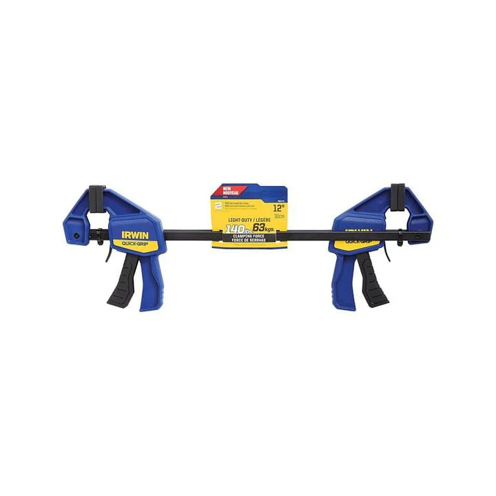 IRWIN 1964745 QUICK-GRIP One-Handed Mini Bar Clamp, 12" (Pack of 2) - Image 7