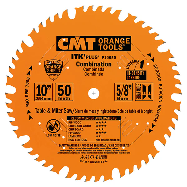 CMT 10-Inch ITK Plus Combination Circular Saw Blade - Image 2