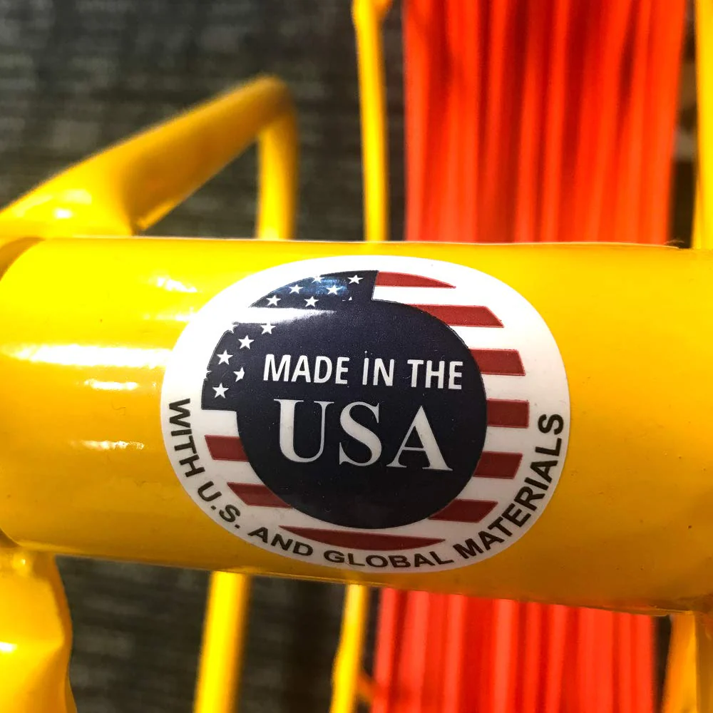 Jameson 6-14-400M Easy Buddy Electrical Fish Tape Duct Rodder with 400 Feet of 1/4-inch Fiberglass Rod Marked Every 5 Feet - Image 4