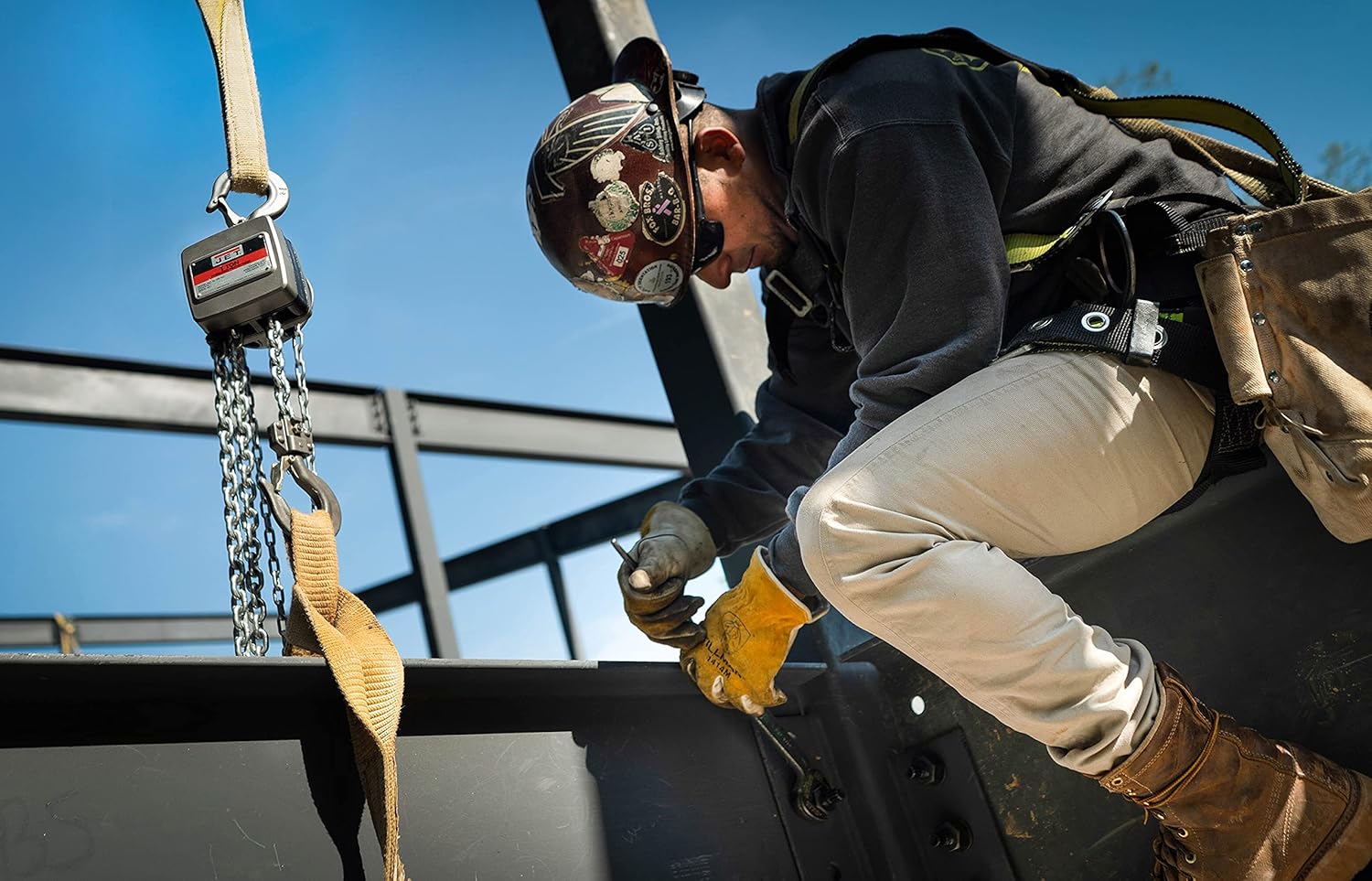 JET 1-Ton Aluminum Hand Chain Hoist, 20' Lift (AL100-100-20) - Image 9