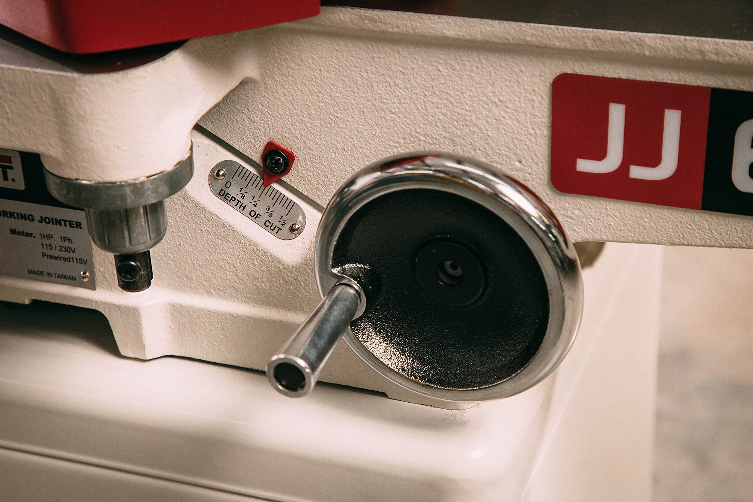 JET 6-Inch Jointer, 3 HSS Knives, 1Ph 115/230V - Image 8