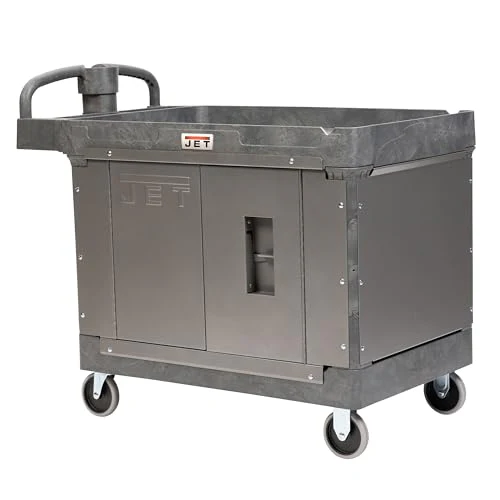 JET Resin Utility Cart with LOAD-N-LOCK Security System