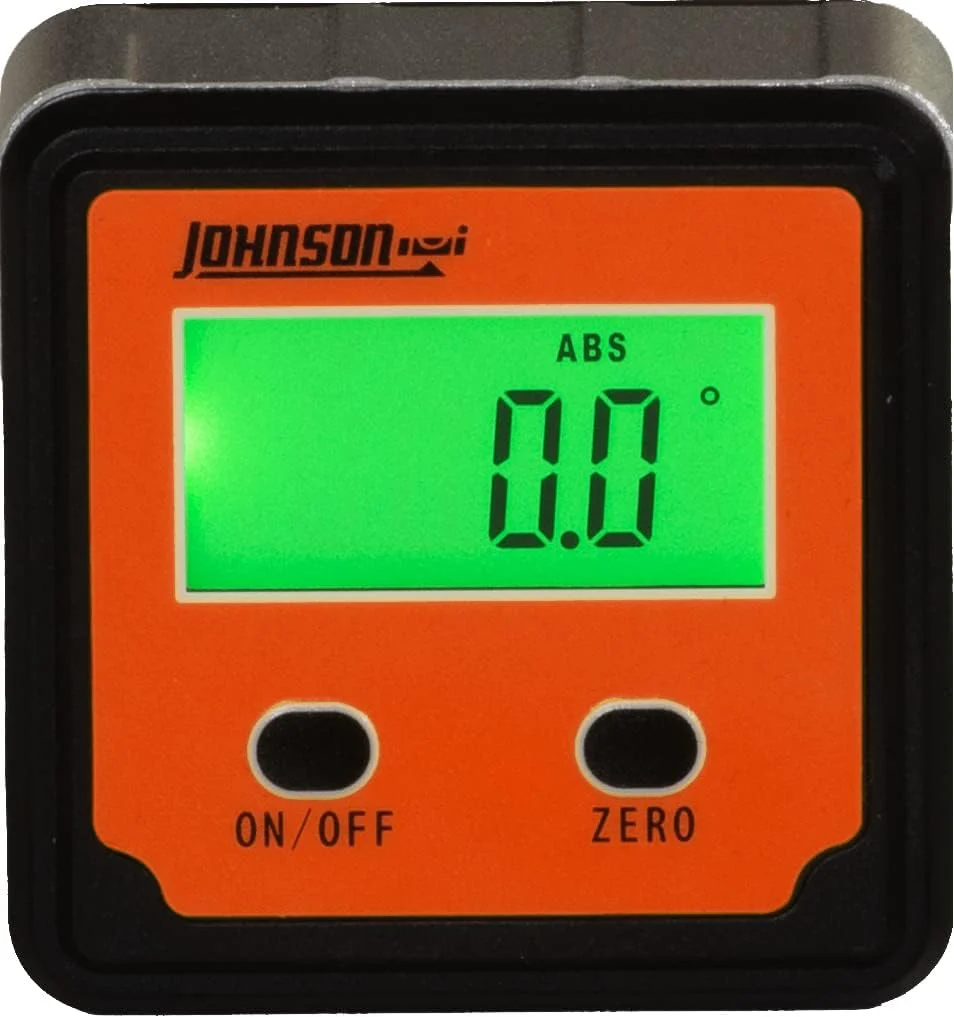 Johnson 1886-0000 Magnetic Digital Angle Locator with 2 Buttons, Digital Pitch & Slope Locator - Image 9