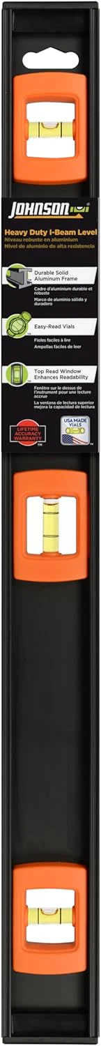 Johnson Level & Tool 3724 Professional Aluminum, 24", Black - Image 3