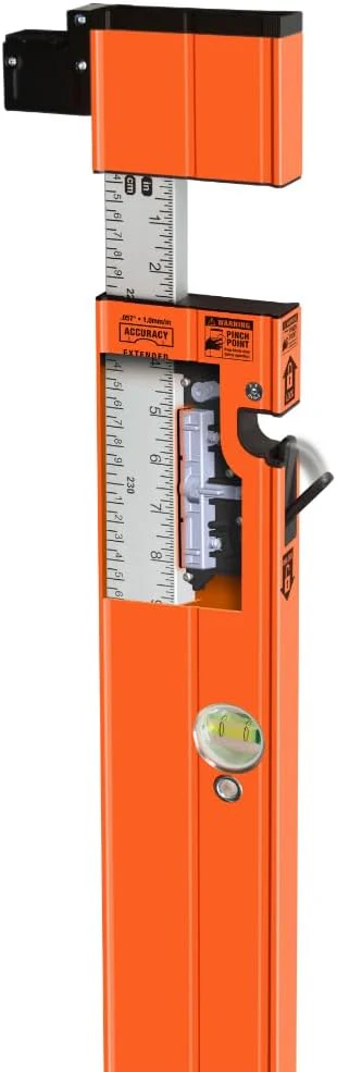 Johnson Level & Tool 5800-0610P 6FT - 10FT Extendable Plate Level, Triple-Secured Mounting System - Image 3