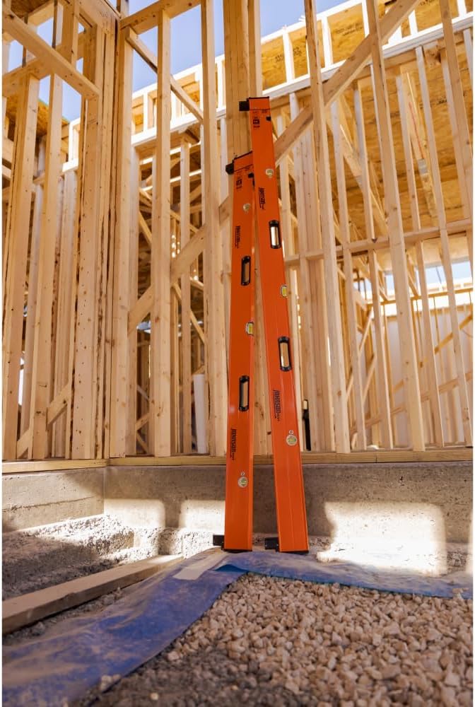 Johnson Level & Tool 5800-0610P 6FT - 10FT Extendable Plate Level, Triple-Secured Mounting System - Image 9