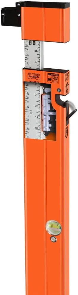 Johnson Level & Tool 5800-0712P 7FT - 12FT Extendable Plate Level, Triple-Secured Mounting System - Image 4