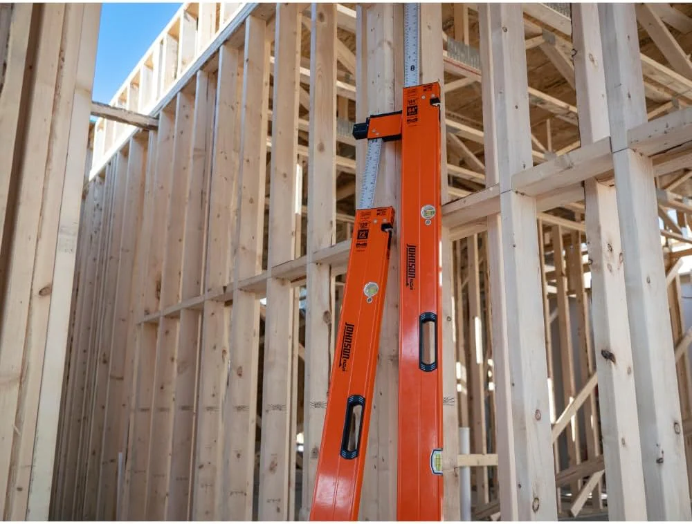 Johnson Level & Tool 5800-0712P 7FT - 12FT Extendable Plate Level, Triple-Secured Mounting System - Image 9