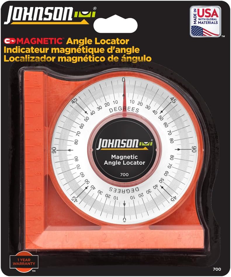 Johnson Level & Tool 700 Magnetic Angle Locator, Orange, 1 Locator - Image 4