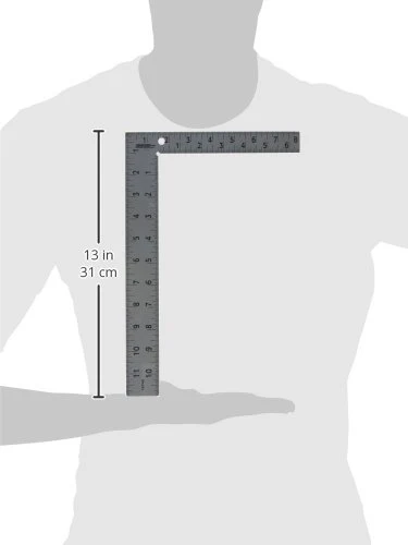 Johnson CS10 8" x 12" Steel Carpenter Square - Image 3