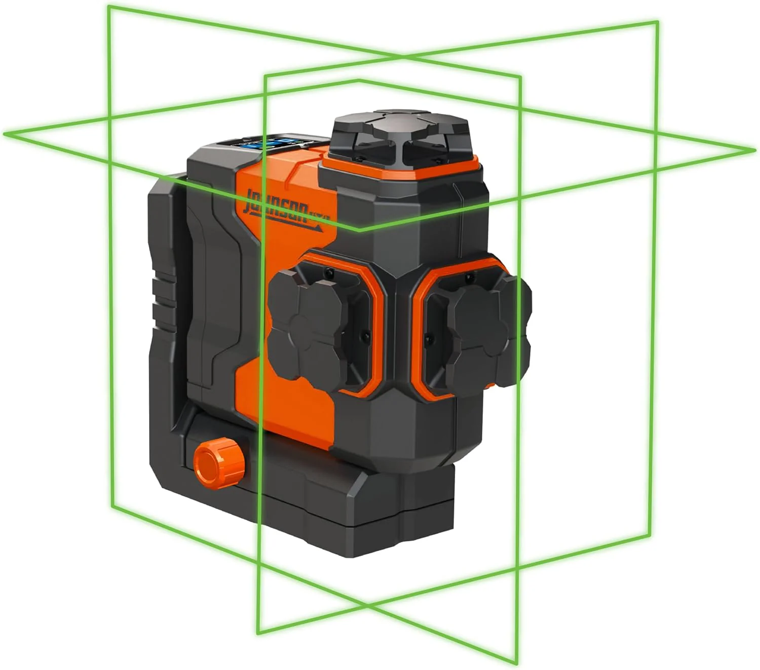 Johnson JLN300-GN3360 Laser Level, Self Leveling, 3x360° Plane Laser with GreenBrite Technology, Magnetic Base, Hard-shell Carry Case, Lithium Ion Battery, Magnetic Target, Track Mount - Image 6