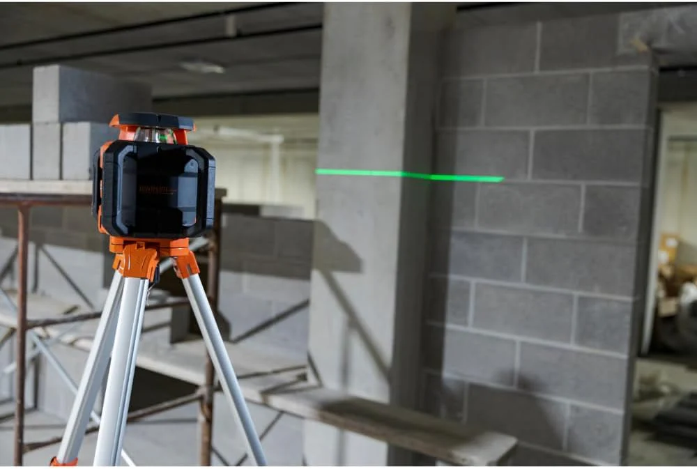 Johnson JRT300-GNHV-K Self-Leveling Dual Slope Rotary Laser Kit with GreenBrite Technology, 4,000FT Range, Lithium Ion Batteries, Magnetic Target, Laser Detector, Remote Control - Image 4
