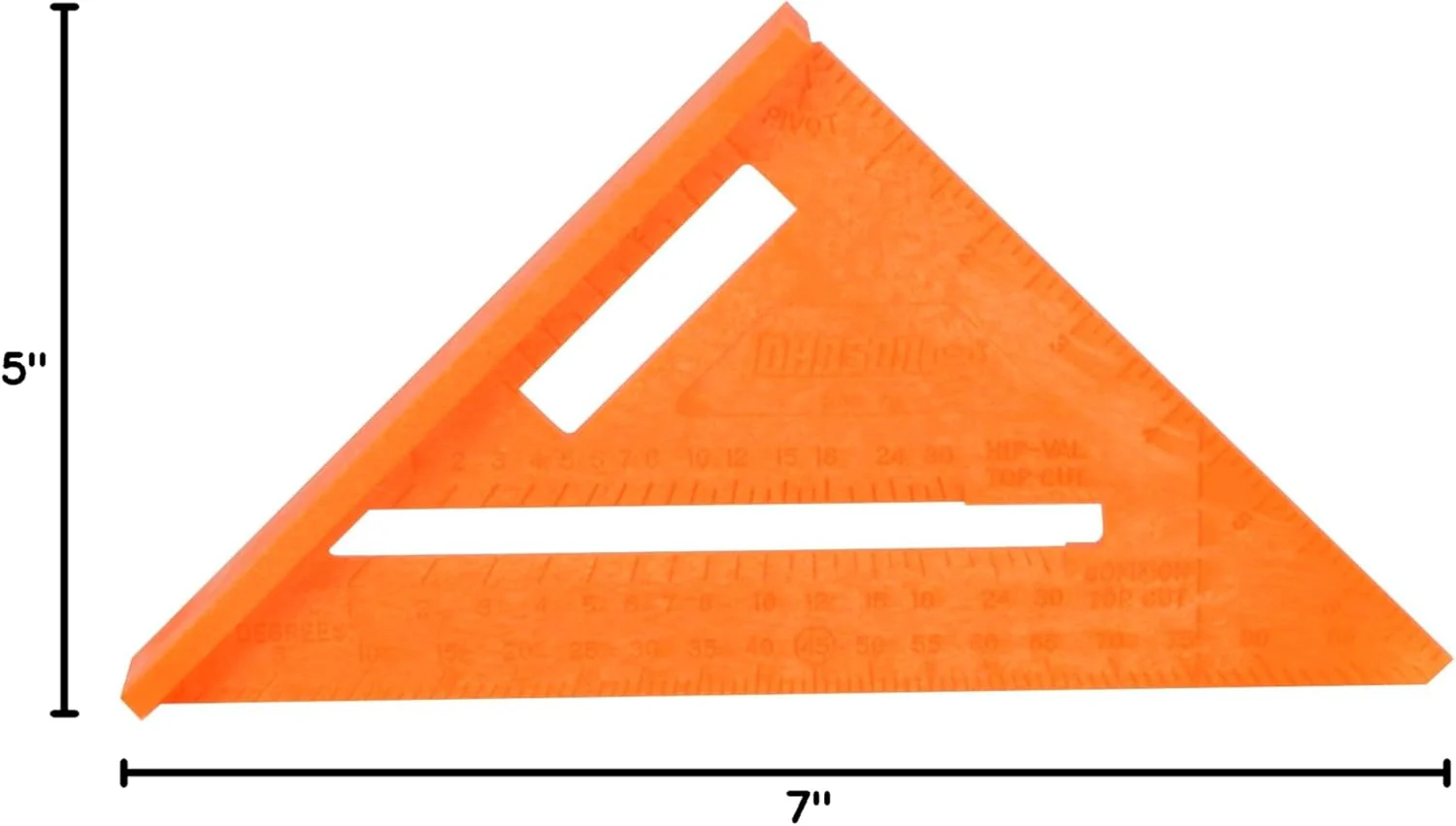Johnson RAS-70B-ORAN Structo-Cast Rafter Square, 7", Orange (Pack of 1) - Image 3