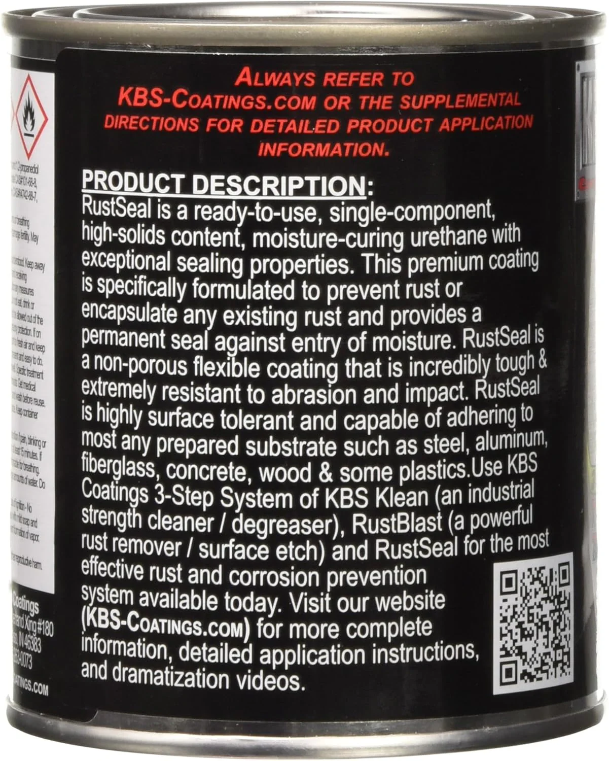 KBS Coatings 4308 Off-White RustSeal - 1 Pint - Image 3